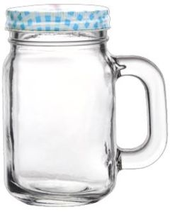 500 ML Handle Mason Glass Jar