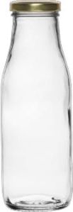 500 ML Round Milk Glass Bottle