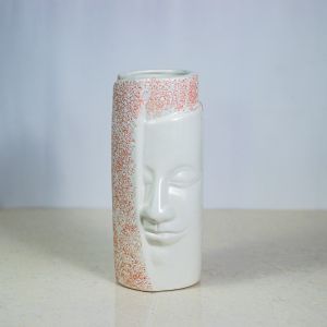 Ceramic Half Face Flower Pot