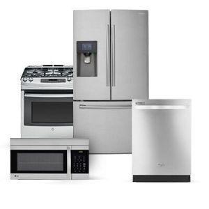SAMSUNG APPLIANCE PACKAGE - 4 PIECE APPLIANCE PACKAGE WITH GAS RANGE STAINLESS STEEL