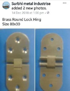Brass Round Hinges