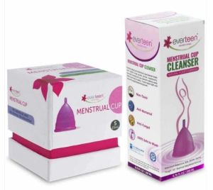 Everteen Menstrual Cup and Menstrual Cup Cleanser Combo