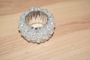 NR3556 Bead & Crystal Napkin Ring