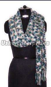 Knitted Acrylic Woollen Scarf