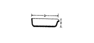 Flat Form Basin with Spout-25 ml