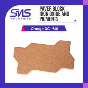 Orange DC-960 Paver Block Iron Oxide Pigment