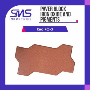 Red RO-3 Paver Block Iron Oxide Pigment