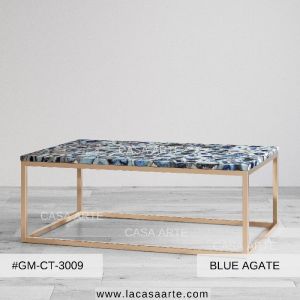 Blue Agate Center Coffee Table