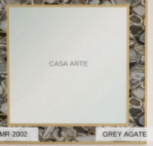Grey Agate Gemstone Mirror