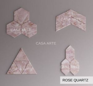 Rose Quartz Gemstone Tile