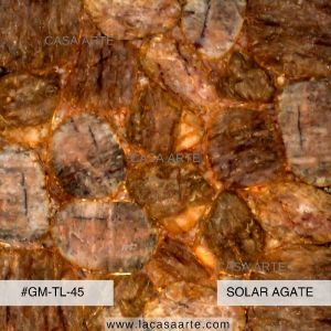 Solar Agate Semi Precious Stone Slab Tile