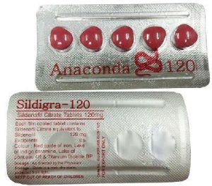 Sildigra-120 (Anaconda) Tablets (Sildenafil Citrate 120mg)