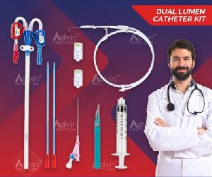 Plastic Double Lumen Central Venous Catheter Kit For Hospital