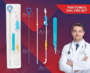 Straight-Single Plastic Peritoneal Dialysis Catheter Kit For Hospital