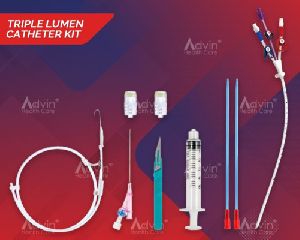 Triple Lumen Central Venous Catheter Kit For Hospital