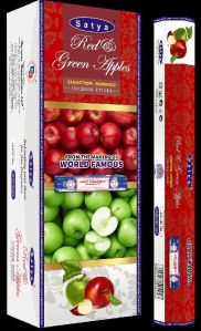 Satya Red & Green Apple Incense Sticks