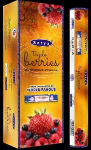 Satya Triple Berries Incense Sticks