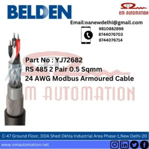 BELDEN YJ72682RS 485 2 PAIR 0.5 SQMM ARMOURED MODBUS CABLE