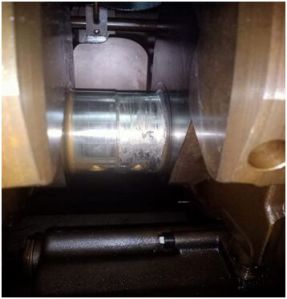 Crankshaft Repair of AUX Engine MAN 6L 16/24 on Vessel