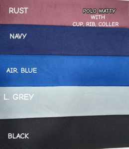 Polyester Polo T Shirt Fabric