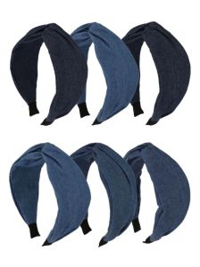 CNB34807 Denim Fabric Hair Band