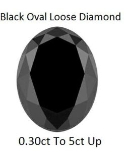 Super Quality 25.00 Carat Oval Cut Black Diamond