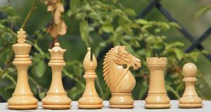 K0321 Bridle Series Knight Wooden Chess Pieces