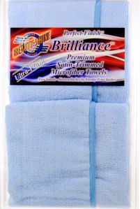 Brilliance Ultra-Plush Premium Satin-Trimmed Microfiber Towels