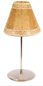 Gold Bead Candle Lamp Shade