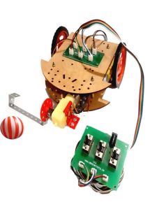 educational robotic kicker bot kit