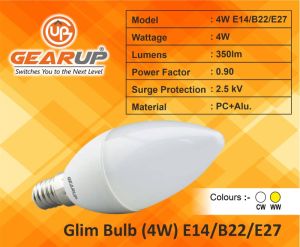 Glim Bulb (4W) E14/B22/E27