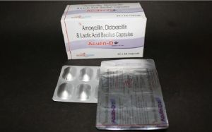 Amoxycillin, Dicloxacillin And Lactic Acid Bacillus Capsules