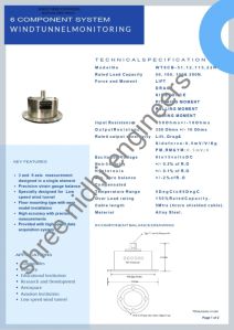 6 component balance wind tunnel