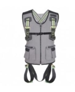 2 Point Full Body Harness With Multi Pocket Work Vest