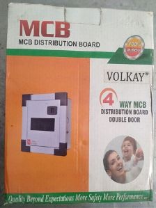 4 Way SPN Double Door MCB Distribution Board