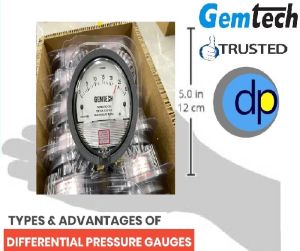 Pharmaceutical GEMTECH Make Differential Pressure Gauge  Nilagiri Odisha