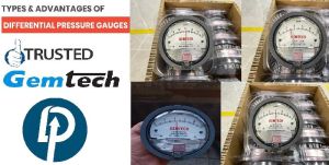 Gemtech Differential Pressure Gauge Range 0-10 Inches