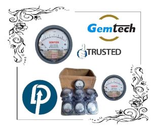 Gemtech- Series G2000-200MM - Differential Pressure Gauges Range 0 To 200 MM WC