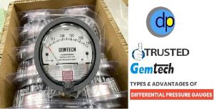 Model G2000-500 PA Gemtech Differential Pressure Gauges - Range 0 To 500 Pascal