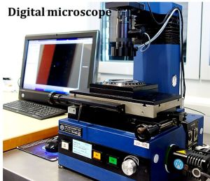 Digital measuring microscope