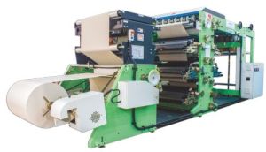Automatic Reel To Sheet Ruling / Flexo Printing Machine