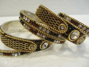 Golden Metal Bangles