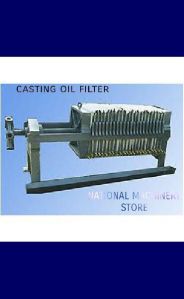 Casting oil filter