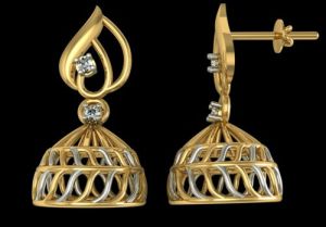 Swarovski Crystal Diamond Earring