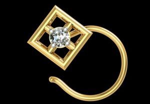 Swarovski Crystal Diamond Nose Pin