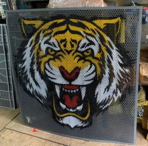 Printed Customised Grille Lion