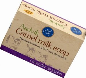 Aadvik Camel Milk Soap Lavender & Jojoba 100 Gram Bar