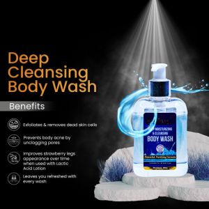 HappyLyf Deep Moisturising and Cleansing Body Wash | 1% Salicylic Acid | Coco Glucoside | 250ml