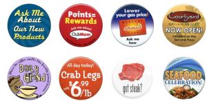 Custom Made Promotional Buttons