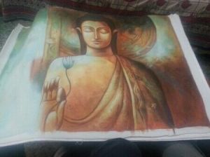 Gautam Buddha G Painting